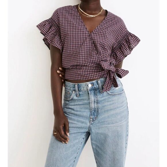 Madewell Flutter Sleeve Blouse - Women’s US S - Picture 1 of 8